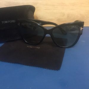 Tom Ford Anoushka 57mm Gradient Cat Eye Sunglasses